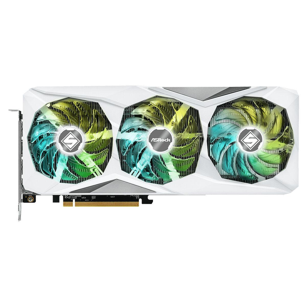 Asrock Steel Legend RX7600XT SL 16GO AMD Radeon RX 7600 XT 16 GB GDDR6 (Asrock RX7600 XT Steel Legend 16GB OC PCIe4 16GB DDR6 H