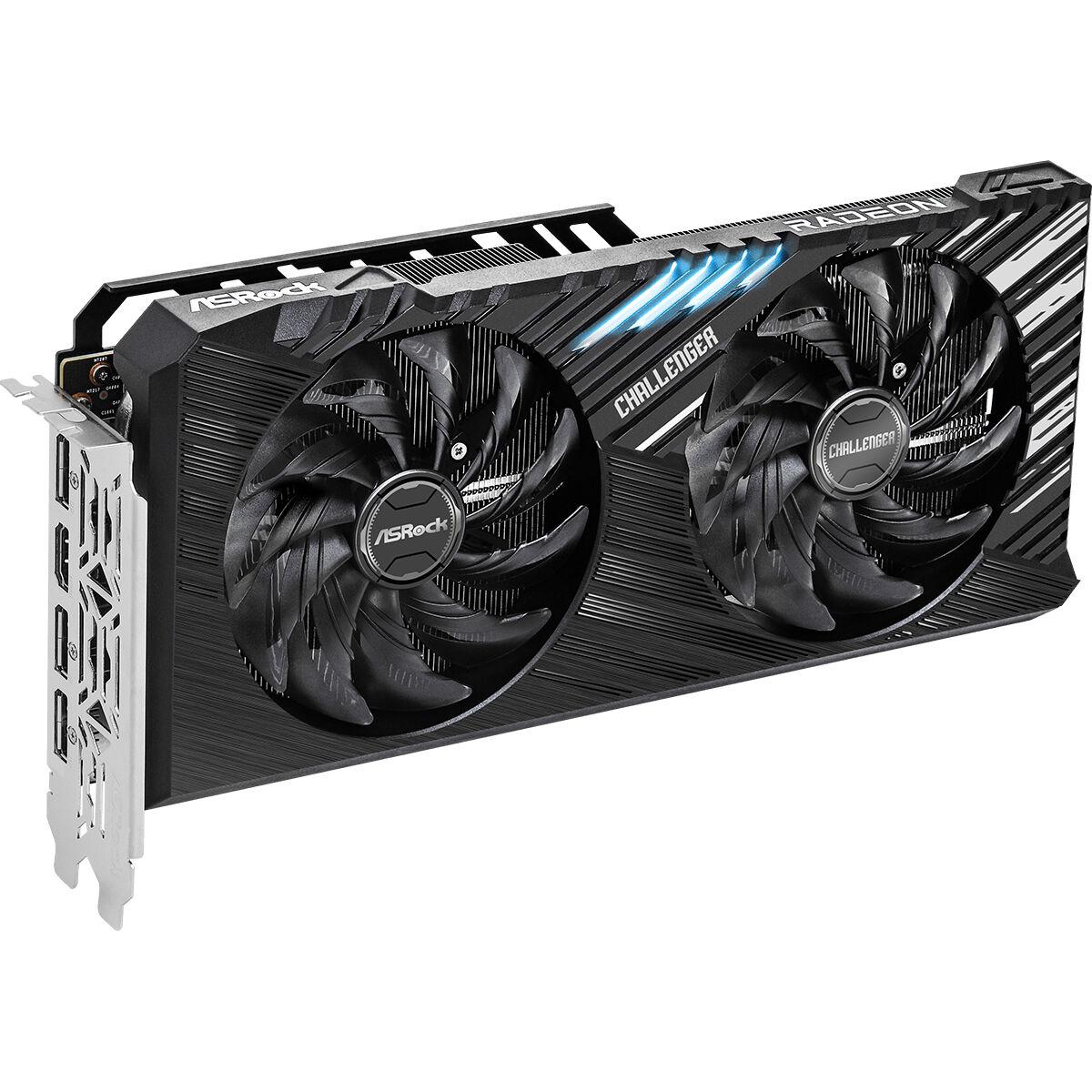Asrock Challenger RX7600XT CL 16GO AMD Radeon RX 7600 XT 16 GB GDDR6 (Asrock RX7600 XT Challenger 16GB OC PCIe4 16GB DDR6 HDMI