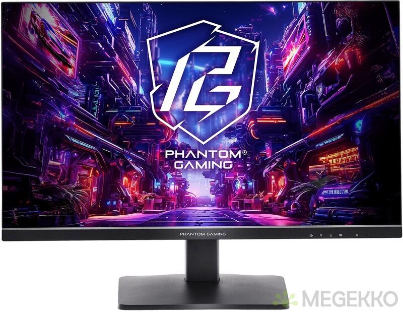 Asrock 27 Phantom Gaming QHD IPS Gaming Monitor PG27QFT1B 2560 x 1440 1ms 2 HDMI DP 180Hz HDR 400 VESA