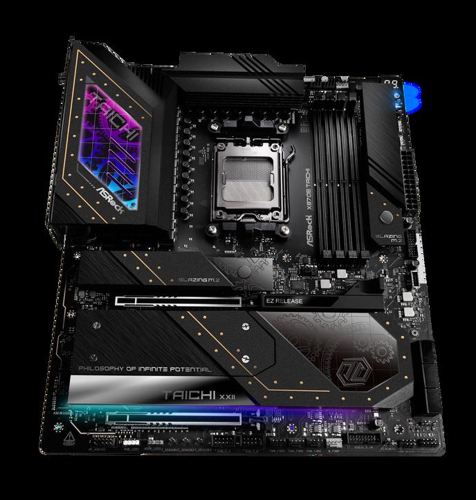 Asrock X870E TAICHI AMD X870E AM5 EATX 4 DDR5 HDMI 2 USB4 Wi-Fi 7 5G LAN RGB 4x M.2