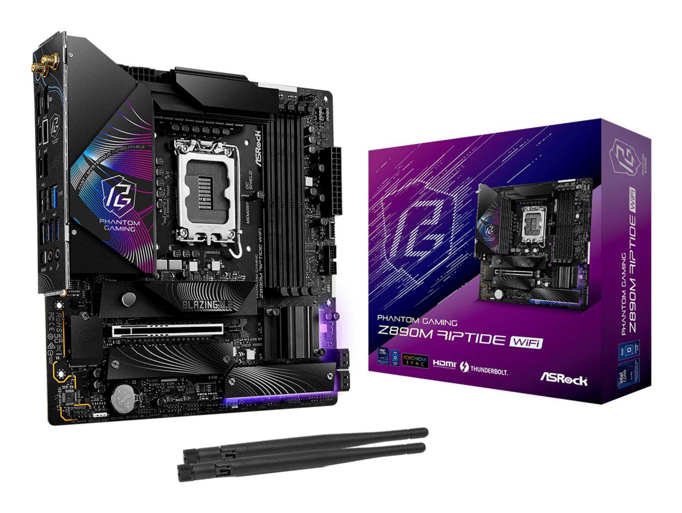 M-ATX 4XD5 9066(OC) PCIE5X16 USB3.2 WIFI6E TB