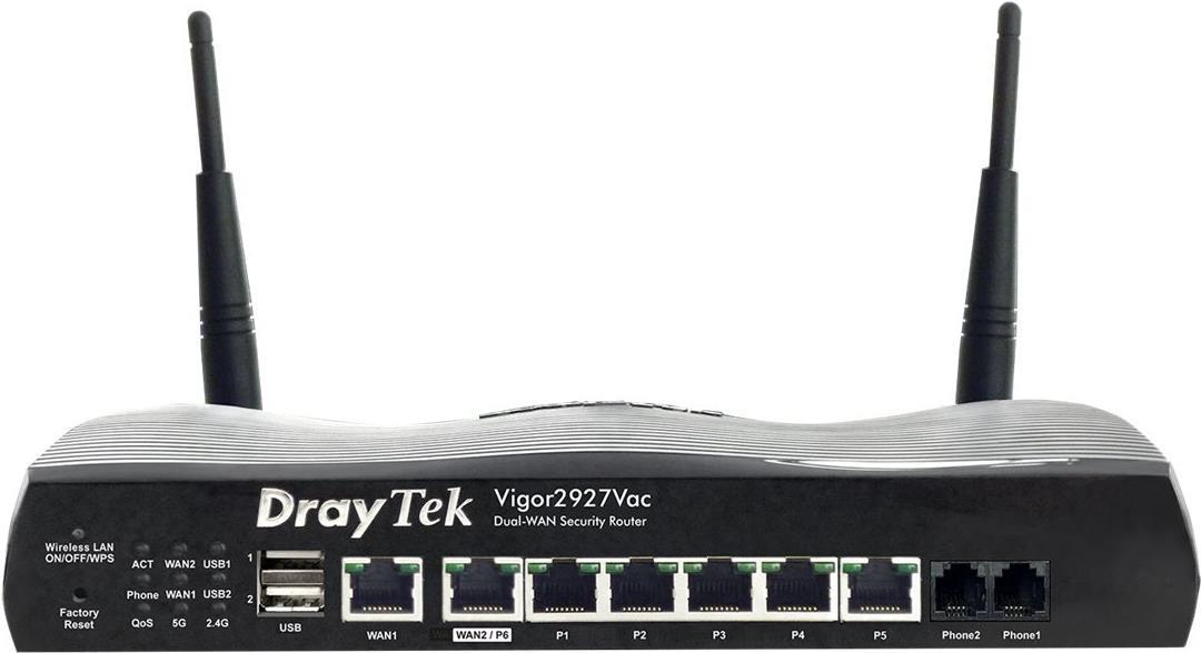 DrayTek Vigor 2927Vac (DualWAN, VoIP, WLAN ac)