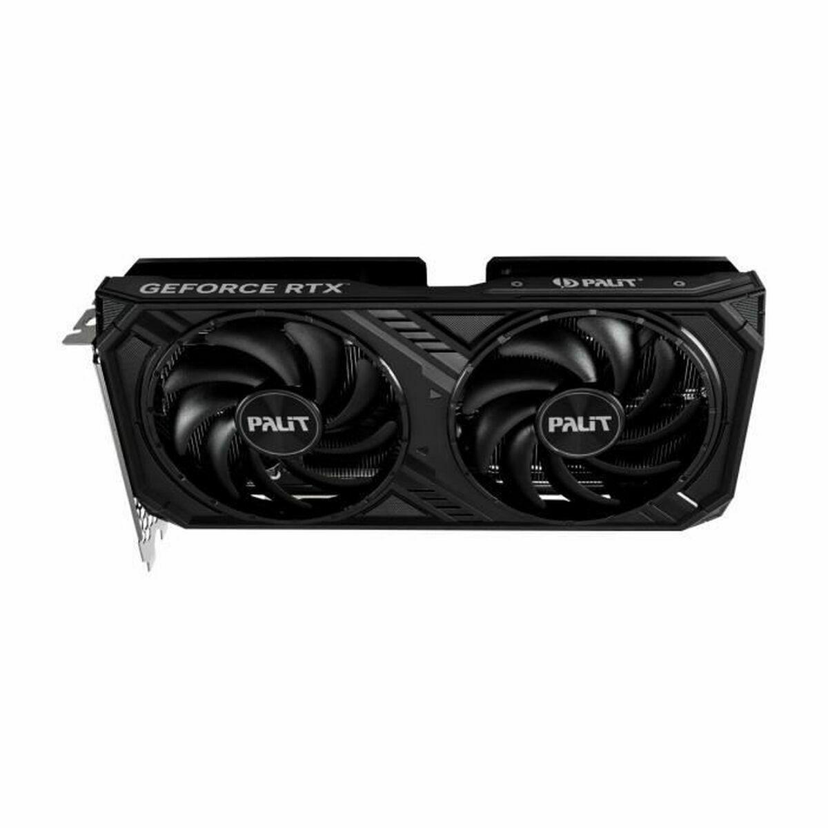 Palit GeForce RTX 4060 Ti Dual NVIDIA 8 GB GDDR6 (Palit RTX4060 Ti DUAL, PCIe4, 8GB DDR6, HDMI, 3 DP, 2535MHz Clock, RGB Lighti
