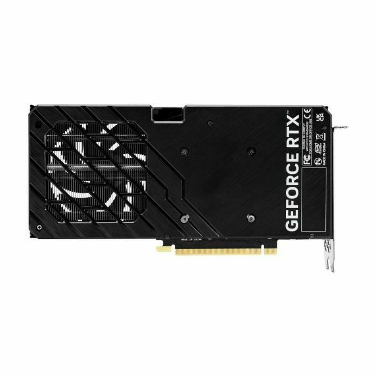 Palit GeForce RTX 4060 Ti Dual NVIDIA 8 GB GDDR6 (Palit RTX4060 Ti DUAL, PCIe4, 8GB DDR6, HDMI, 3 DP, 2535MHz Clock, RGB Lighti