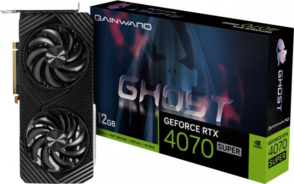 Gainward RTX4070 Super Ghost NVIDIA GeForce RTX 4070 12 GB GDDR6X (RTX 4070 Super 12GB Gainward Ghost GDD)