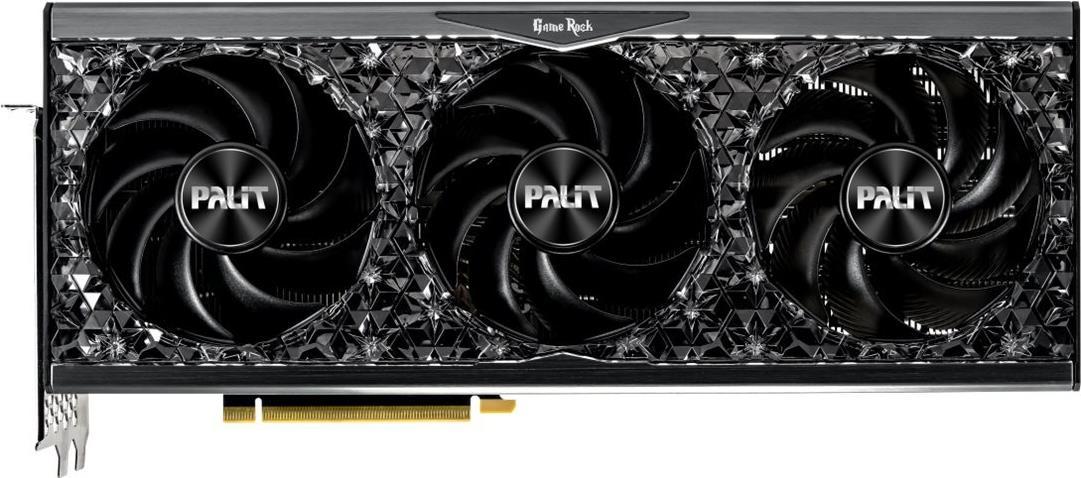 Palit RTX4070 Ti SUPER GameRock OmniBlack, 16GB DDR6X, HDMI, 3 DP, 2610MHz Clock