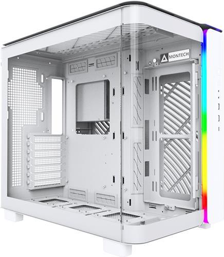 KING 95 Midi-Tower in vetro temperato ARGB - bianco - Midi-Minitower