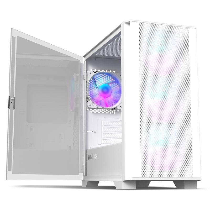 Air 100 Argb - Torre - Micro ATX - Pannello laterale con finestra (vetro temperato)