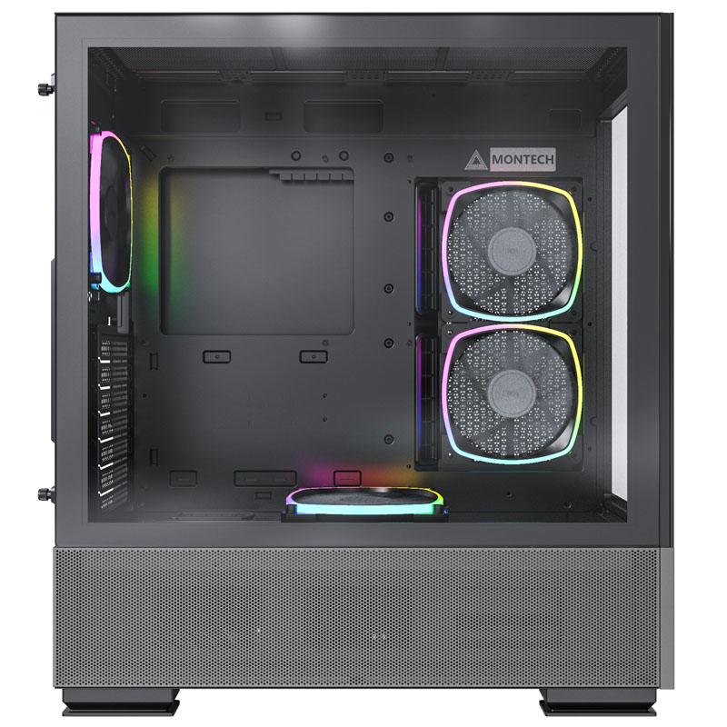 Sky Two - Midi Tower - PC - Black - Atx - Micro Atx - Mini -ITX - Gaming - Blue