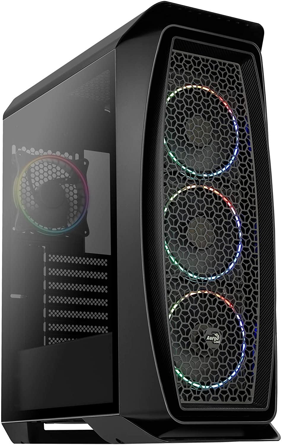 Aerool Aero One Eclipse Caja Torre ATX, Micro Atx, Mini -It - Temped Glass Lide - HDD 2.5, 3.5 - USB 3.1 e audio