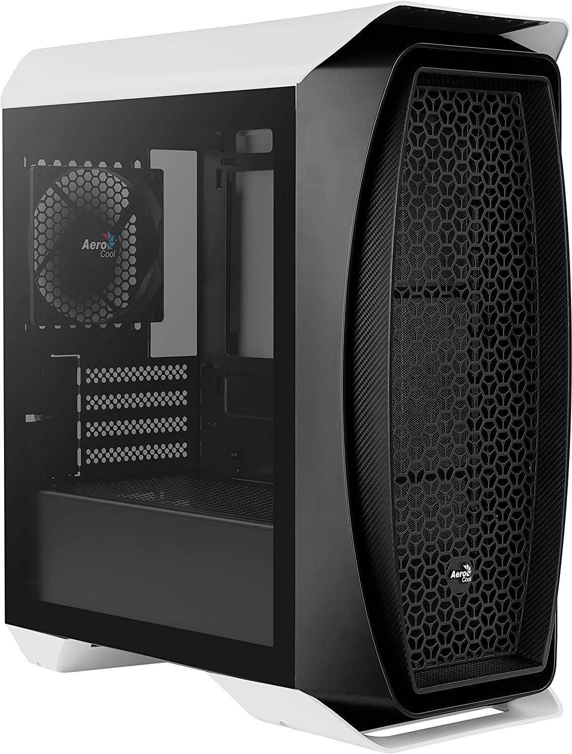 Aeroolool Aere Mini Micro Atx Minister Box Mini -ITX - dimensioni vetro temperato - HDD 2.5 3.5 - USB -A 3.2 e audio - 1 ventol