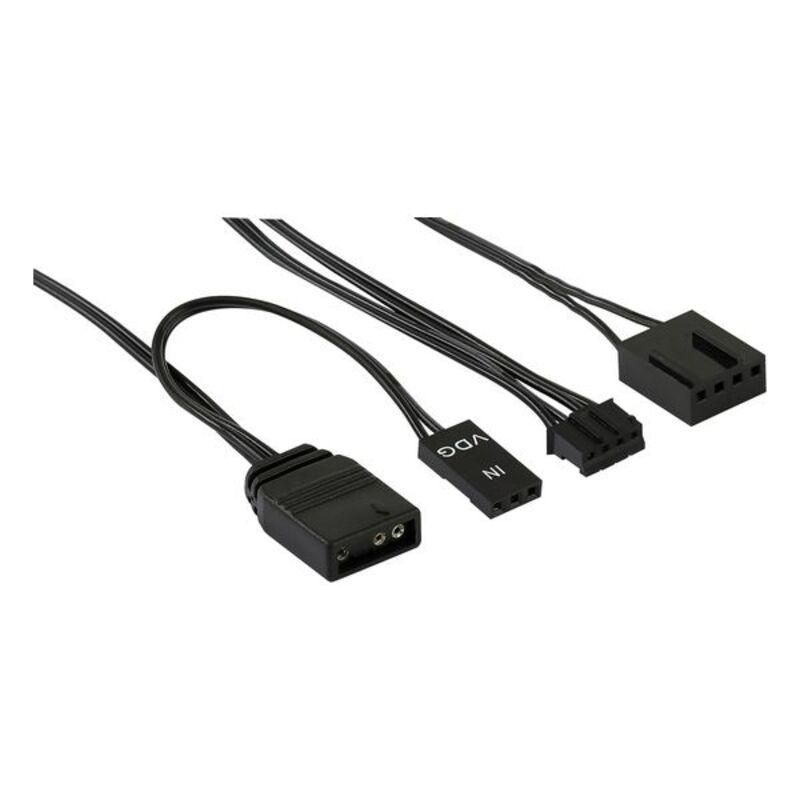 LOT DE 3 VENTILATEURS DE BOITIER AEROCOOL DUO 12 PRO RGB 12CM AVEC TLCOMMANDE (NOIR)