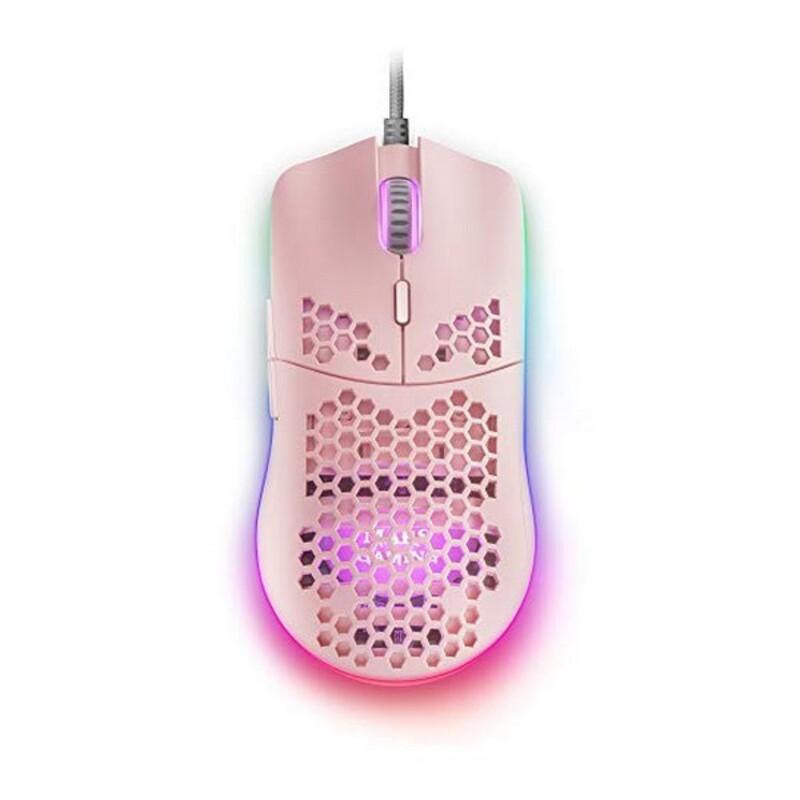 SOURIS FILAIRE GAMER MARS GAMING MMAX RGB (ROSE)