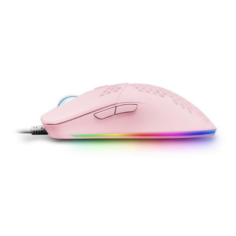 SOURIS FILAIRE GAMER MARS GAMING MMAX RGB (ROSE)