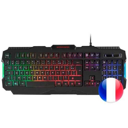 CLAVIER GAMER MARS GAMING MRK0 RGB (NOIR)