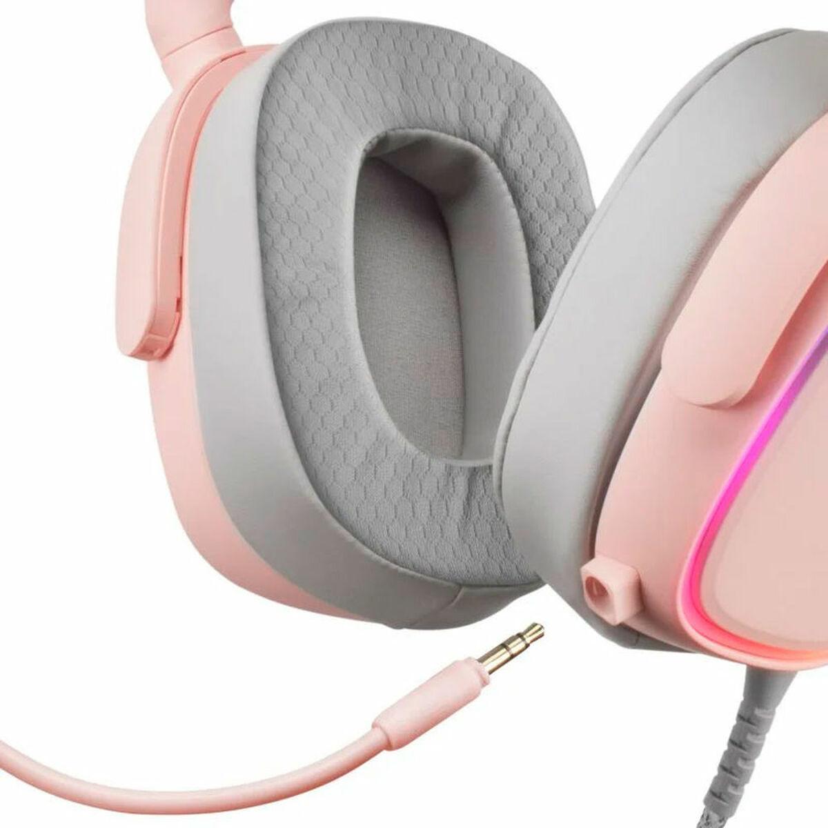 Cuffie da gioco Mars Gaming MHAX - Illuminazione a flusso RGB - Driver Hi-Fi da 53 mm - Microfono rimovibile - Cuscinetti AIR -