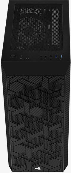 AeroCool Hive ARGB TÃƒÆ’Ã‚Â¥rn ATX Ingen strÃƒÆ’Ã‚Â¸mforsyning Sort