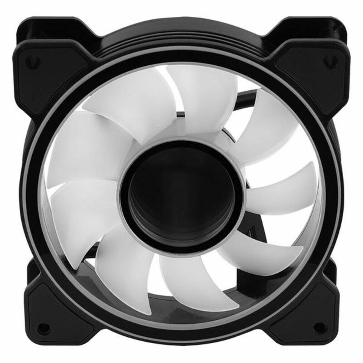 Aerocool Mirage 12 ARGB Case per computer Ventilatore 12 cm Nero (Aerocool Mirage 12 RGB LED Fan - 120mm)