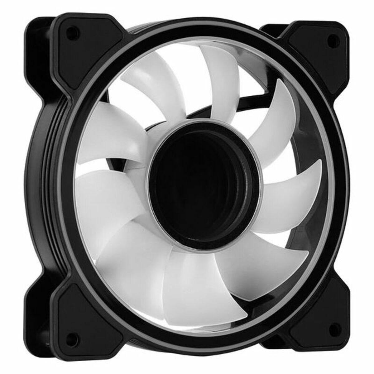 Aerocool Mirage 12 ARGB Case per computer Ventilatore 12 cm Nero (Aerocool Mirage 12 RGB LED Fan - 120mm)