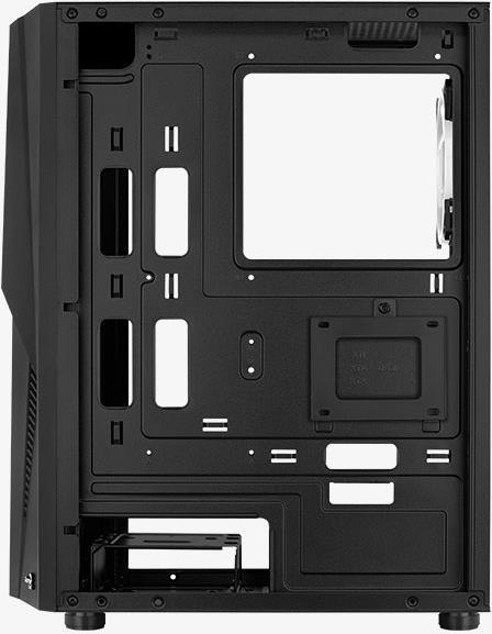 AeroCool Mecha ARGB Trn ATX Ingen strmforsyning Sort