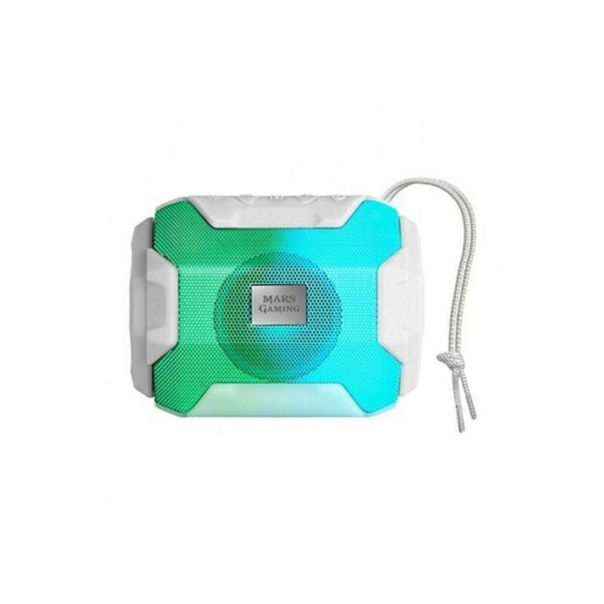 Altoparlante Mars Gaming BLUETOOTH RGB MSBAX 10W BIANCO