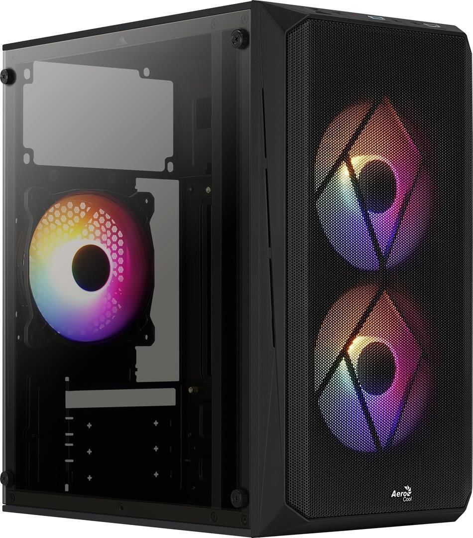 Aerocool CS-107 v2 Mini Tower Case - Black