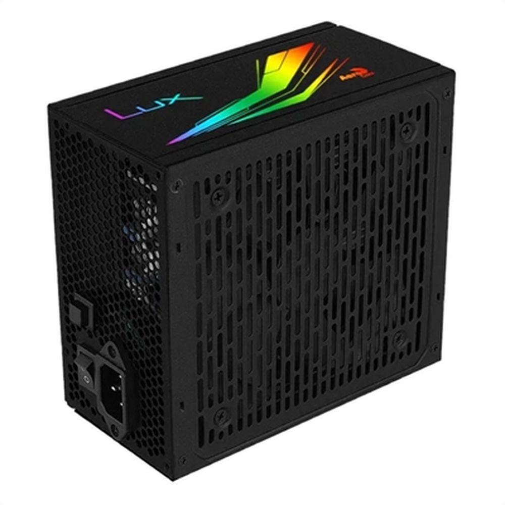 Aerocool Lux RGB 1000 80 Plus Gold Food Fonte 1000W ATX 2.4 - Lucile RGB LED - Silent 120mmmary Fan