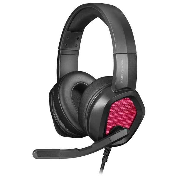 Mars Gaming MH320 cuffia e auricolare Cablato A Padiglione Giocare USB tipo A Nero