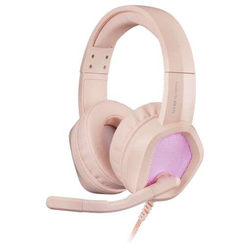 Mars Gaming MH320 Auricolare Cablato A Padiglione Giocare USB tipo A Rosa