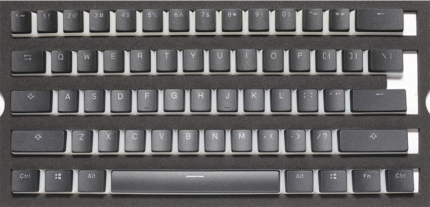 Ducky Pudding PBT - Copri tastiera - Poliestere termoplastico (PBT) - Nero (DKSA108-USPDAWNO2)