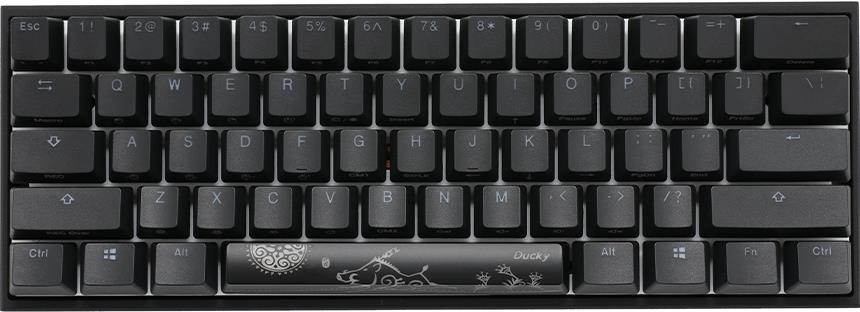 Ducky Mecha Mini DKME2061ST Tastatur Mekanisk RGB Kabling Tysk
