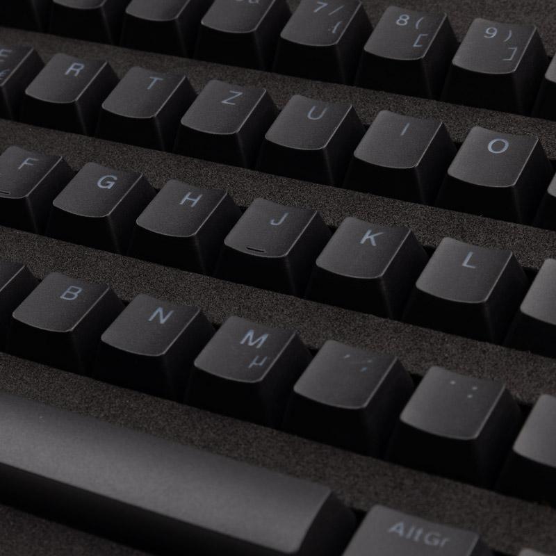 Ducky Double Shot Backlight - Cappello da tastiera - Polybutilene Terephthalate (PBT) - Nero (DKSA109 -Depdanno2)
