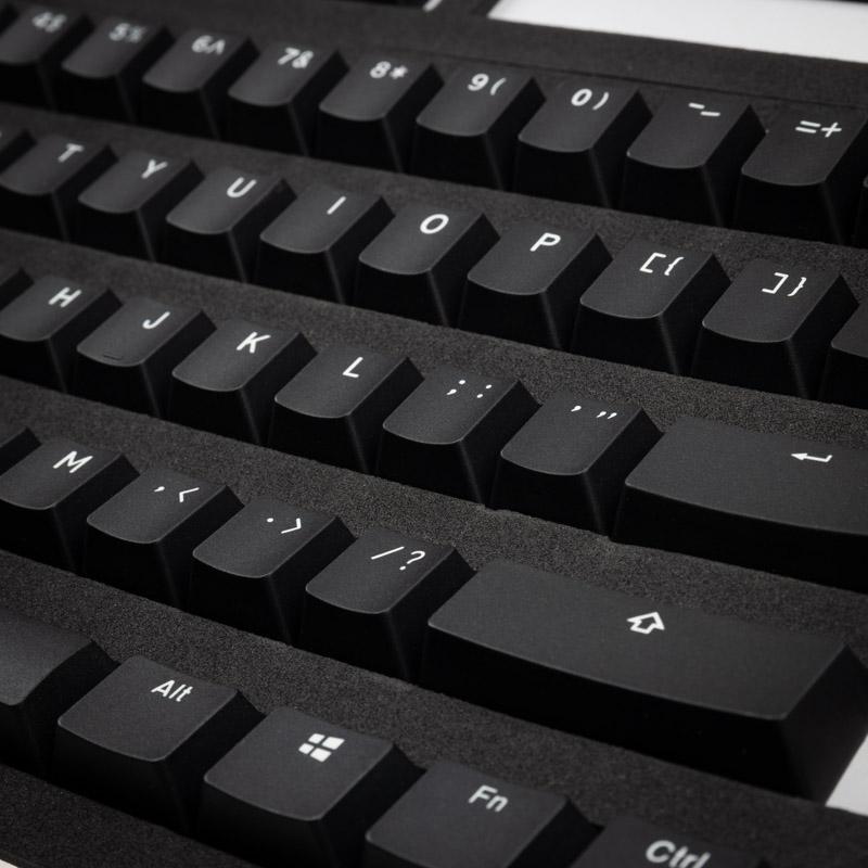 Set di copritasti Ducky Phantom Black PBT Double-Shot layout USA - 108 tasti (DKSA108-USPDANWOP)