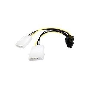 Akasa AK-CB4-6 cavo di alimentazione interno 0,2 m (Akasa PCI Express 6-Pin to 4-Pin Power Adaptor for PCI-E Graphics Cards [AK