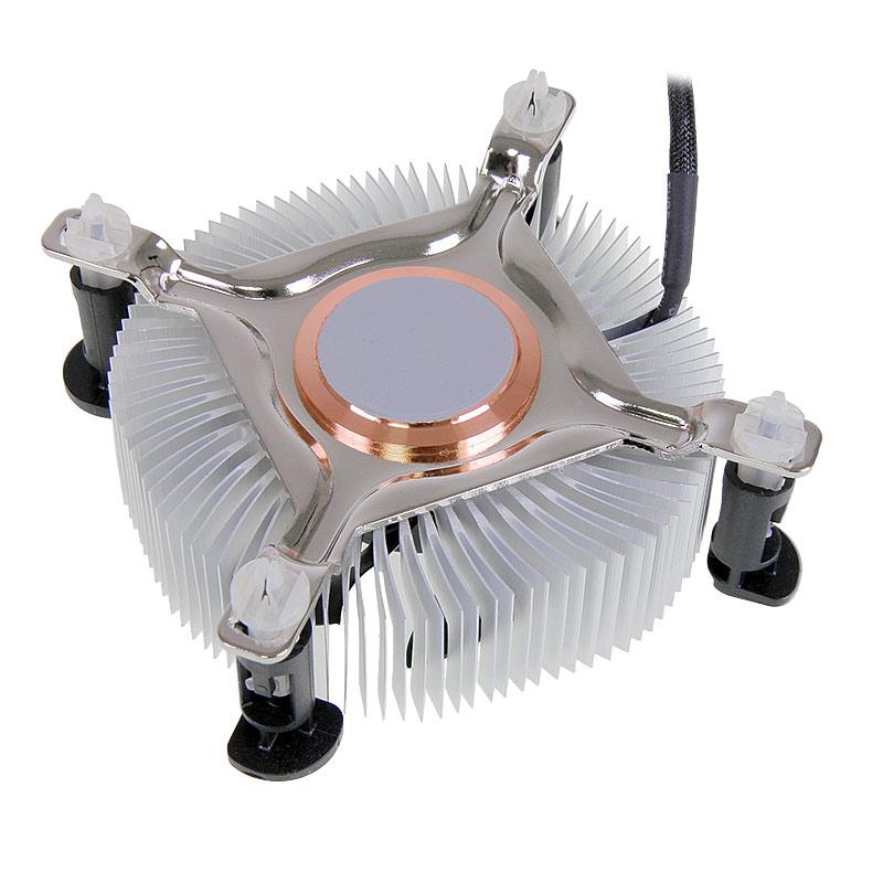 Akasa AK -CCE -7106HP - Cooler del processore - (Socket 775, Socket 1156) - Aluminio con base di rame - 74 mm (Ak -CCE -7106HP)