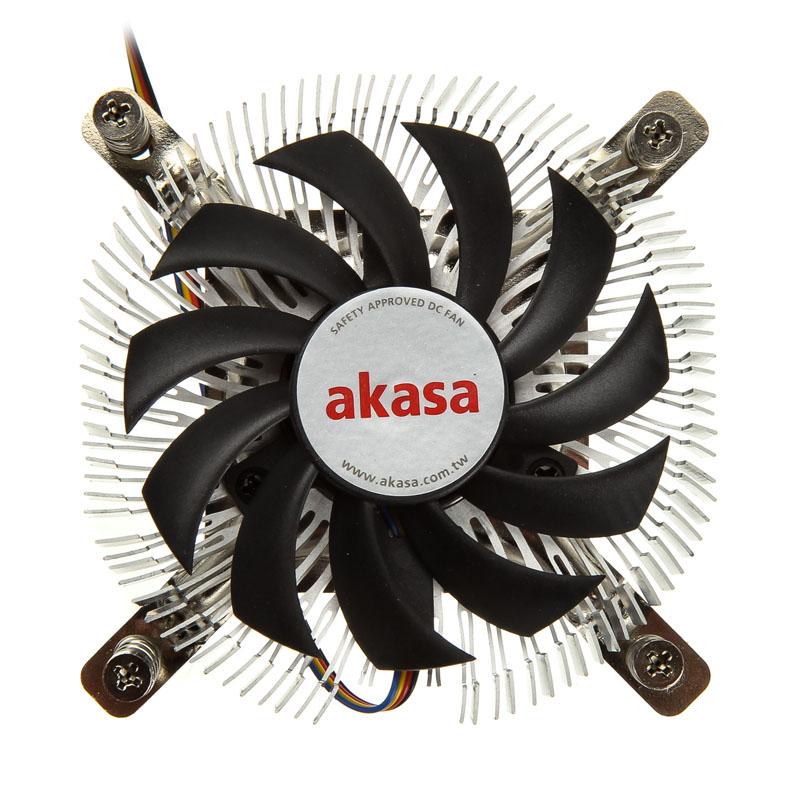 Akasa AK-CC7129BP01 sistema di raffreddamento per computer Processore Refrigeratore 7,5 cm (Akasa AK-CC7129BP01 Low Profile CPU