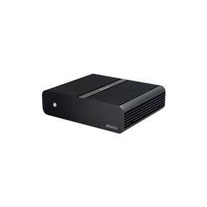 Akasa Euler - Fattore di forma Ultra Small - Mini -itx - Alimentatore 120 Watt - Anodizzato nero Aluminio (Ak -ITX05M12EU)