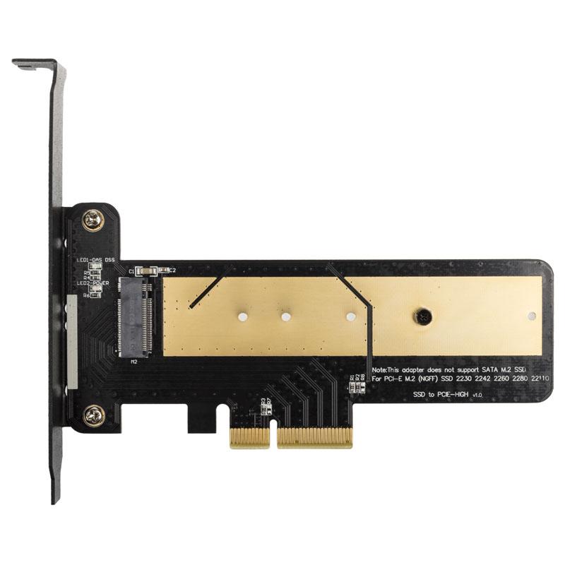 Akasa AK-PCCM2P-02 scheda di interfaccia e adattatore M.2 Interno (Akasa M.2 SSD to PCIe Adapter Card w/ Heatsink Low Profile B