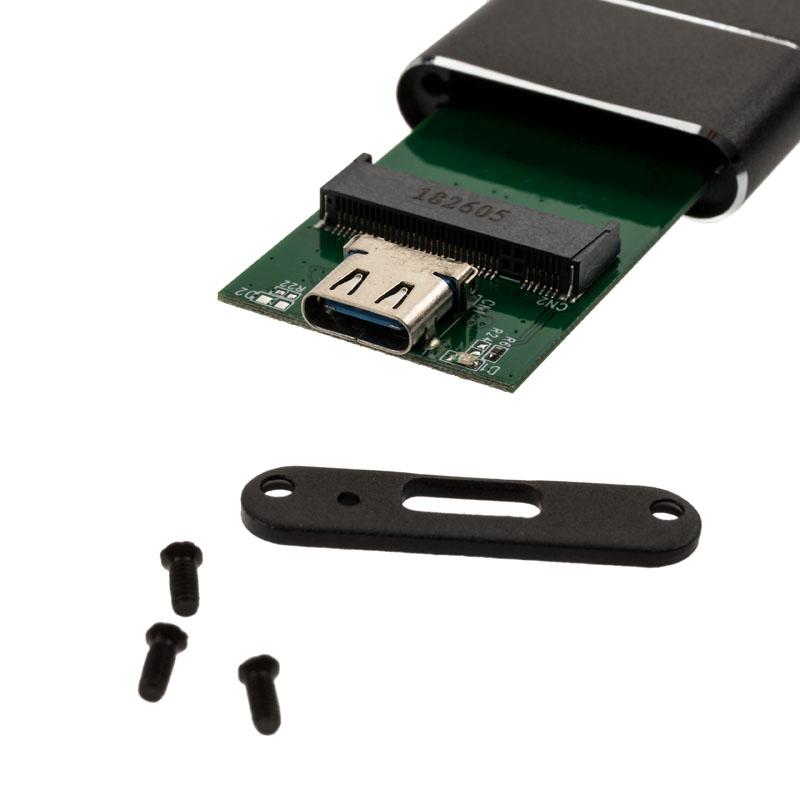 Akasa AK-ENU3M2-02 contenitore di unitÃƒÆ’Ã‚Â  di archiviazione Box esterno SSD Nero M.2 (Akasa External USB 3.1 M.2