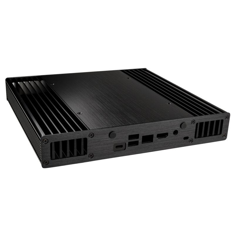 Akasa Plato X8 Small Form Factor [SFF] Nero (Akasa Plato X8 Low Profile NUC Case for 8th Gen Intel NUC Boards 38.5mm High Fanle