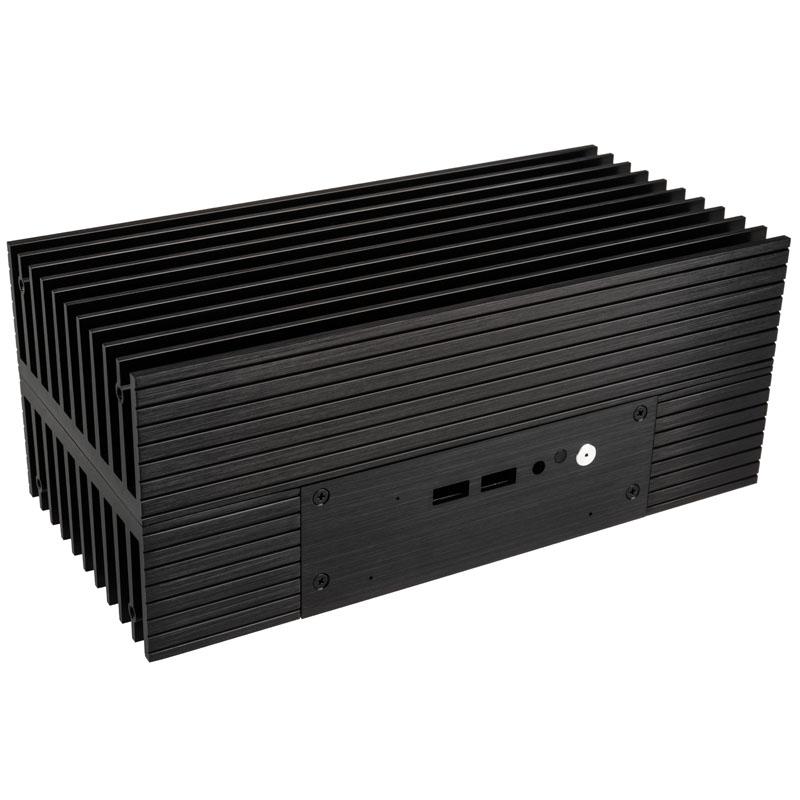 Akasa Turing Fanless Nuc Case per tavole NUC Intel di 8 ° gene - Alluminio - Posizione in verticale/orizzontale - PC - Allumin