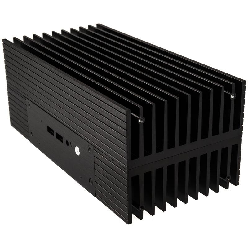 Akasa Turing Fanless Nuc Case per tavole NUC Intel di 8 ° gene - Alluminio - Posizione in verticale/orizzontale - PC - Allumin