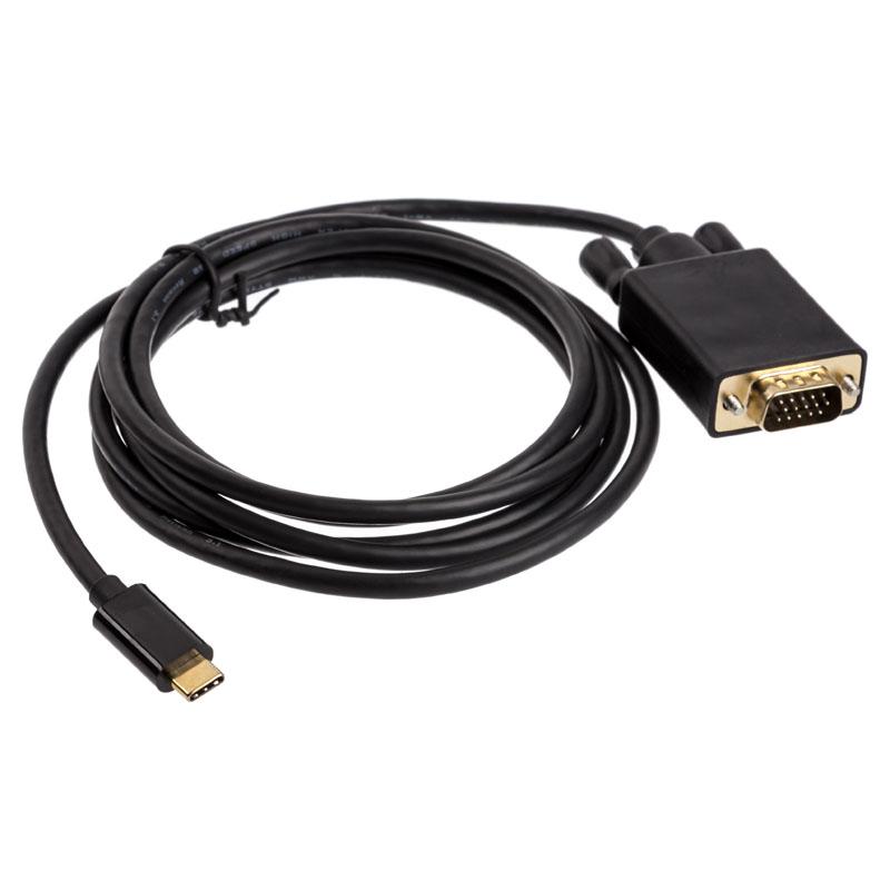Cavo adattatore da tipo C a VGA - nero