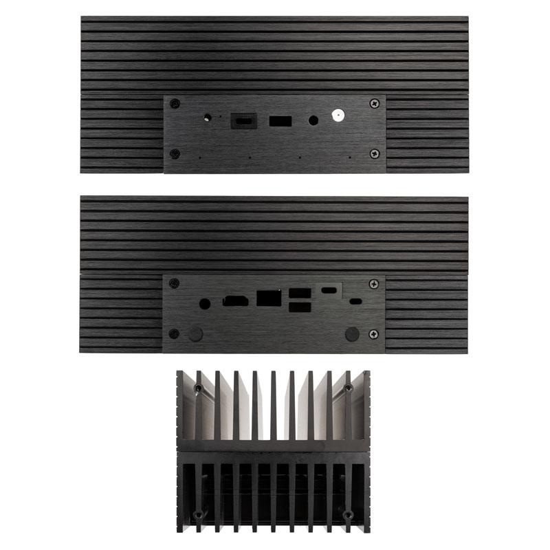 Case Turing FX Fanless UCFF (Intel NUC), OEM - nero