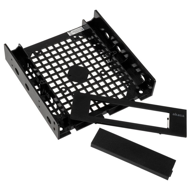 Akasa AK-HDA-12 parte del case del computer Supporto Gabbia HDD (Akasa Internal 3.5/2.5 Device Adapter with SATA Cables, Frame