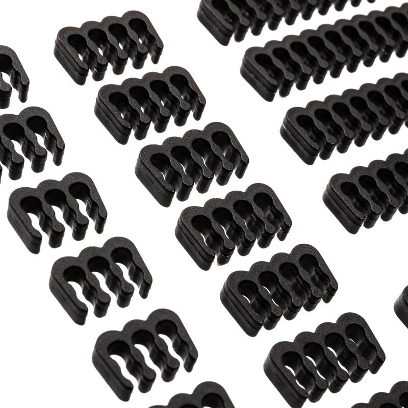 Akasa AK-MX293 Cable Comb Kit, 24-pin x 4, 8-pin x 12, 6-pin x 8, Black