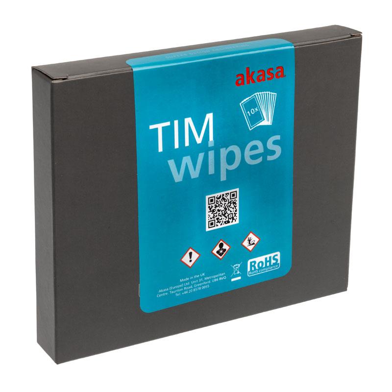 Akasa TIM Wipe Reinigungstcher - 10 Stck compontente del dissipatore di calore (Akasa Pack of 10 TIM Cleaning Wipes)