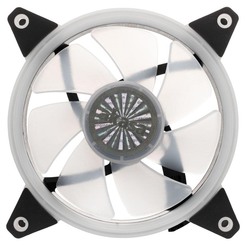 Akasa VEGAS AR7 Case per computer Dissipatore di calore/Radiatore 12 cm Nero, Trasparente 3 pz (Akasa Vegas AR7 ARGB Fan Triple