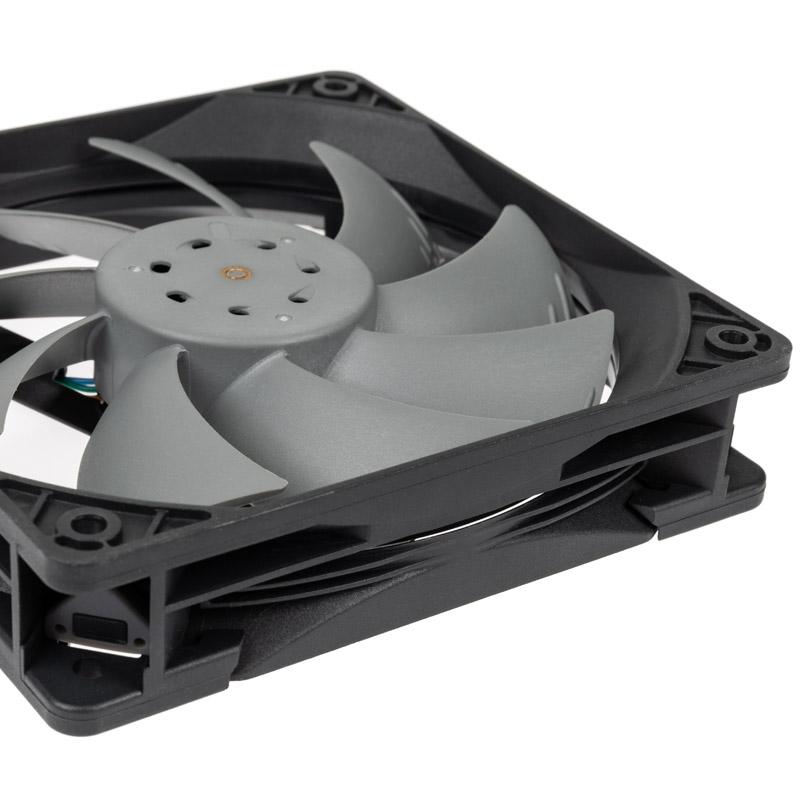 Akasa OTTO SC12 Case per computer Dissipatore di calore/Radiatore 12 cm Grigio 1 pz (AKASA AK-FN109 OTTO SC12 Black & Grey Fan,