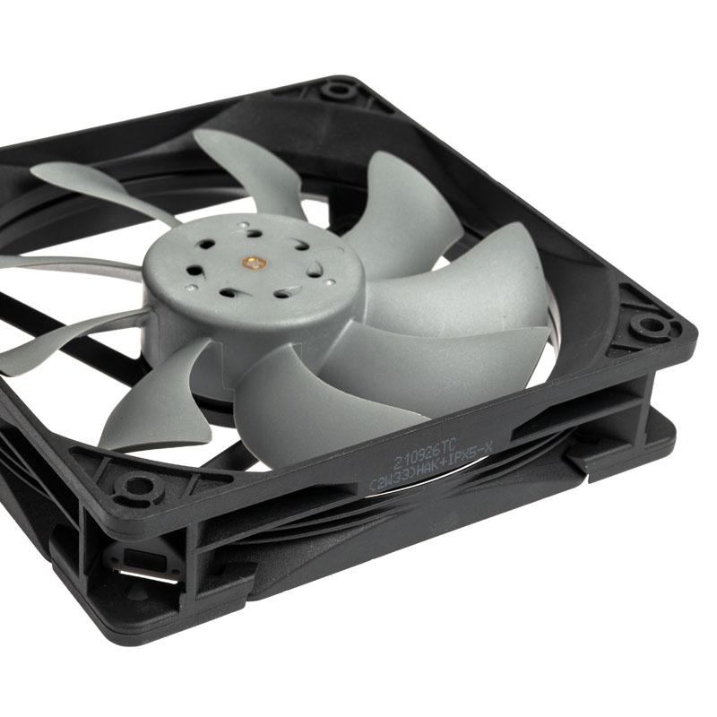 Akasa OTTO SF12 Case per computer Ventilatore 12 cm Nero, Grigio 1 pz (AKASA AK-FN110 OTTO SF12 Black & Grey Fan, 120mm, 2000RP
